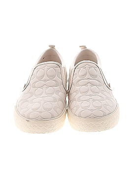 Coach Leather Monogram Slip-On Sneakers (view 2)