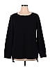 Ideology Color Block Solid Black Pullover Sweater Size XL - photo 1
