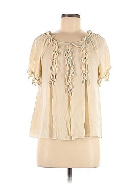 Leifsdottir Short Sleeve Silk Top (view 1)
