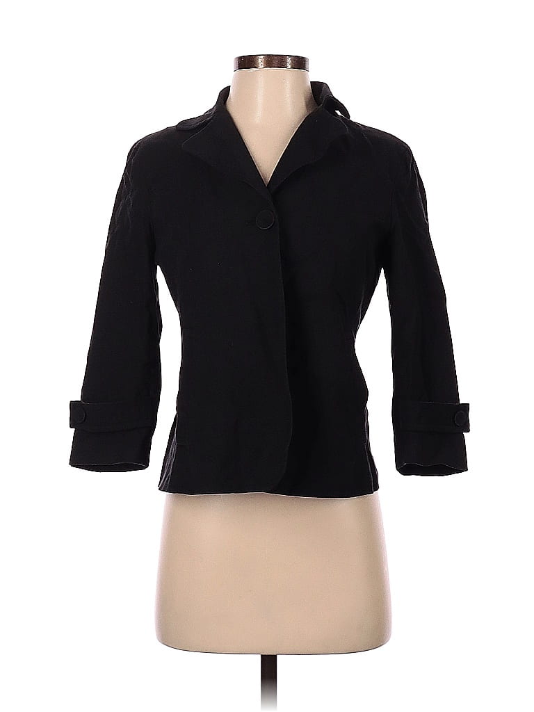 Talbots Solid Black Blazer Size 4 (Petite) - 86% off | ThredUp