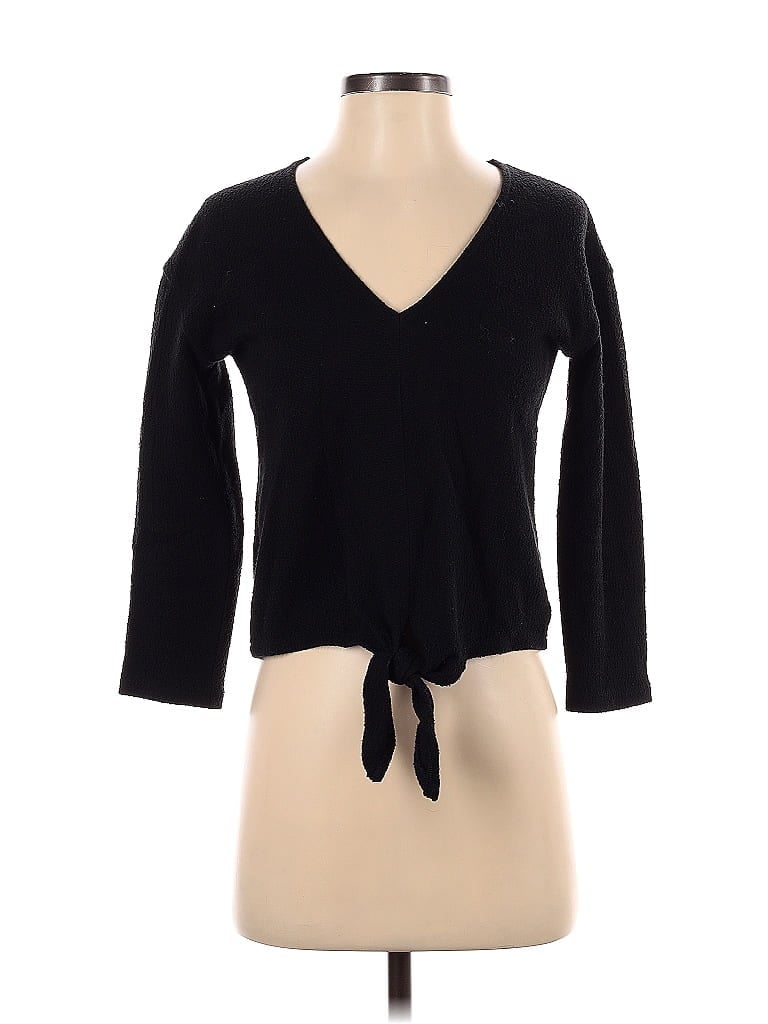 Pre-owned Madewell Cardigan Sweater In Black