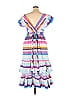 Plenty By Tracy Reese 100% Cotton Stripes Multi Color White Casual Dress Size 1X (Plus) - photo 2