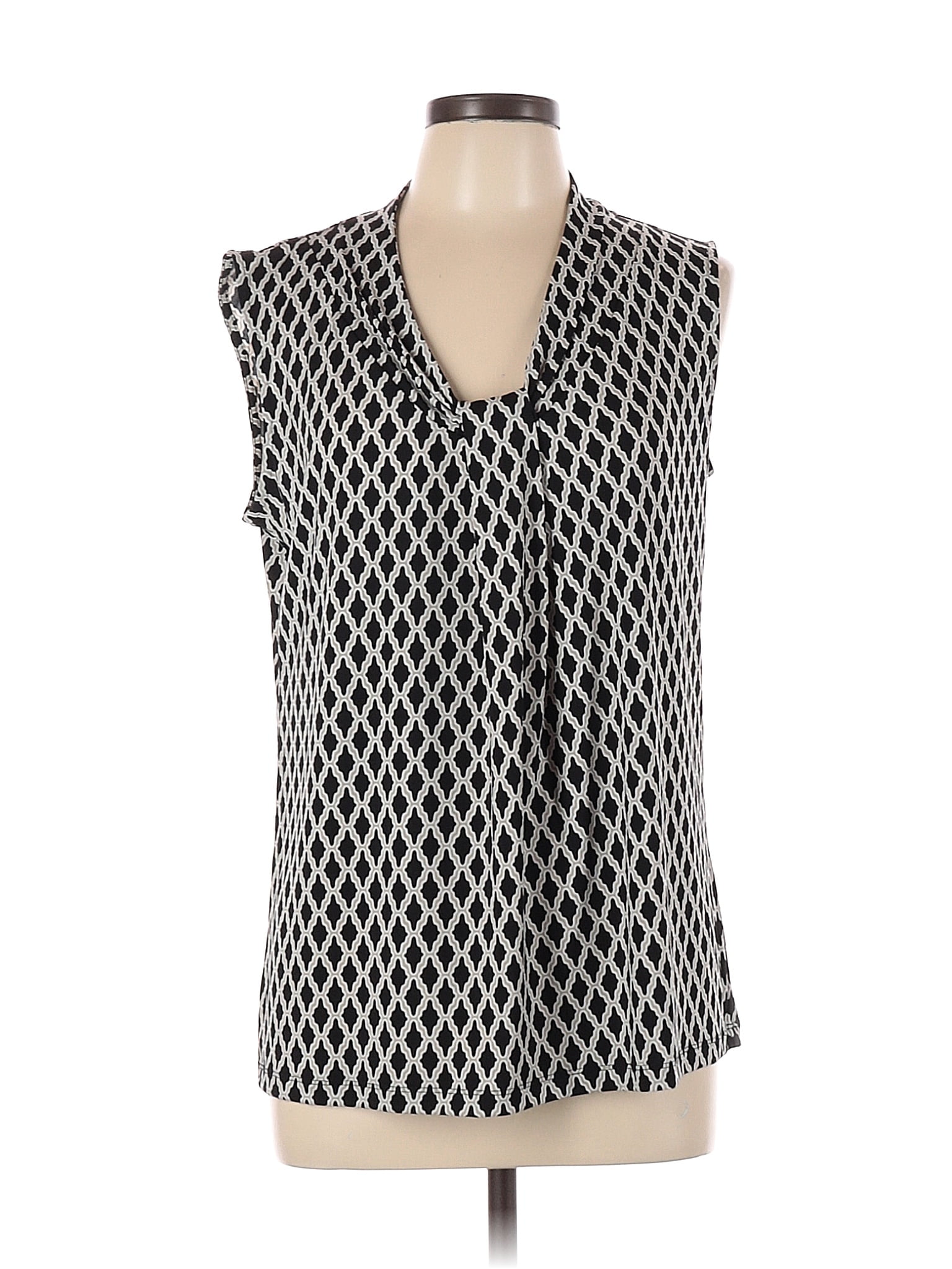 Dana Buchman Black Sleeveless Top Size L - 71% off | thredUP