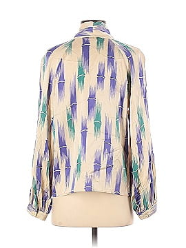 Tucker Long Sleeve Silk Top (view 2)