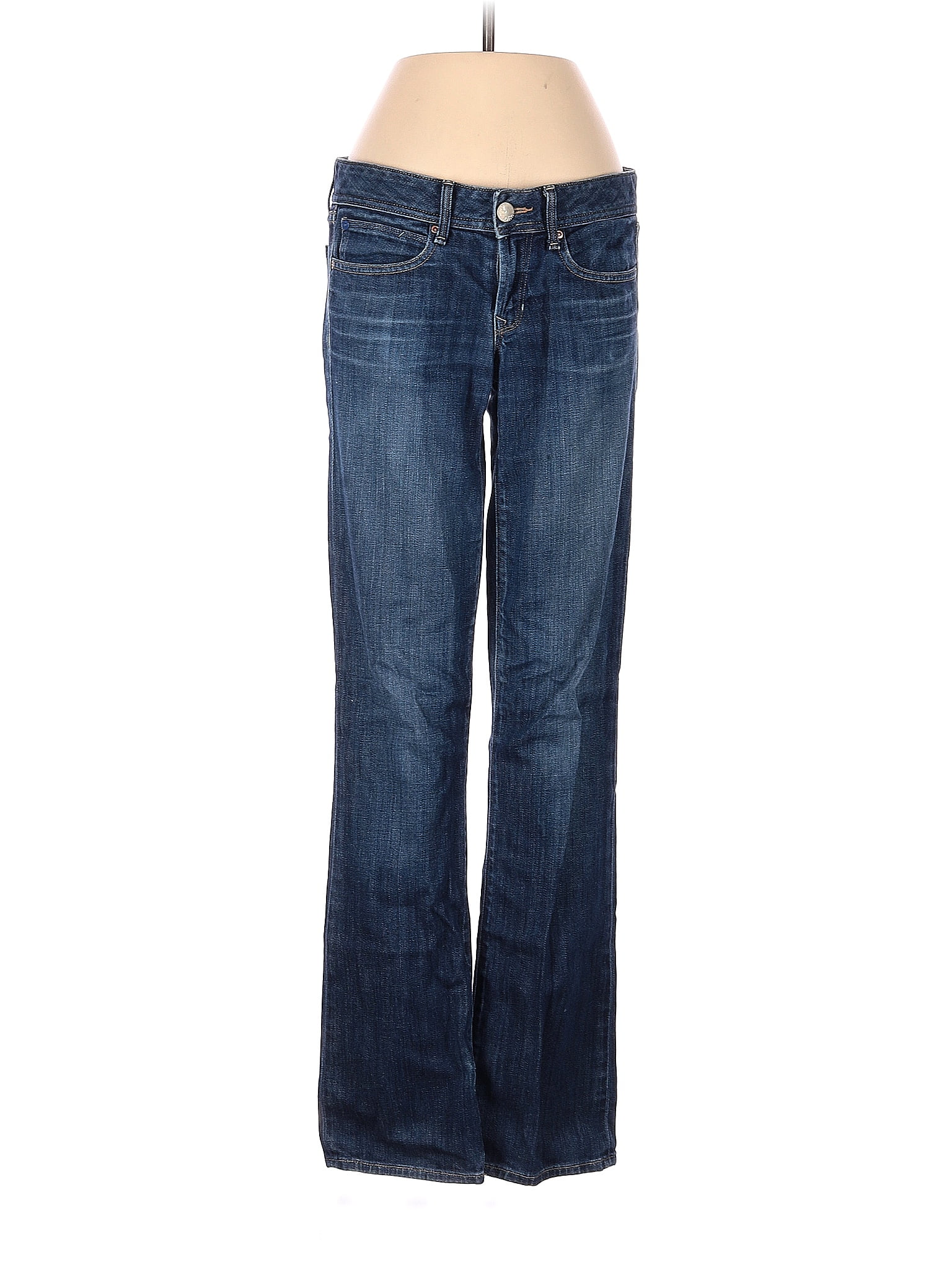 Gap Solid Blue Jeans 26 Waist - 81% off | thredUP