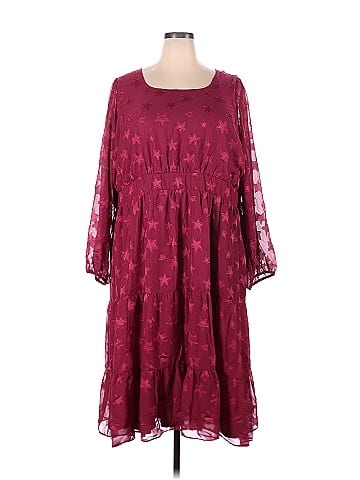 Torrid burgundy cheap dress