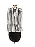 Alberto Makali 100% Polyester Stripes Multi Color Gray Casual Dress Size L - photo 2