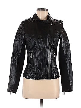 M&S Faux Leather Jacket (view 1)