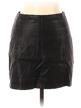 Free People Faux Leather Skirt (view 1)