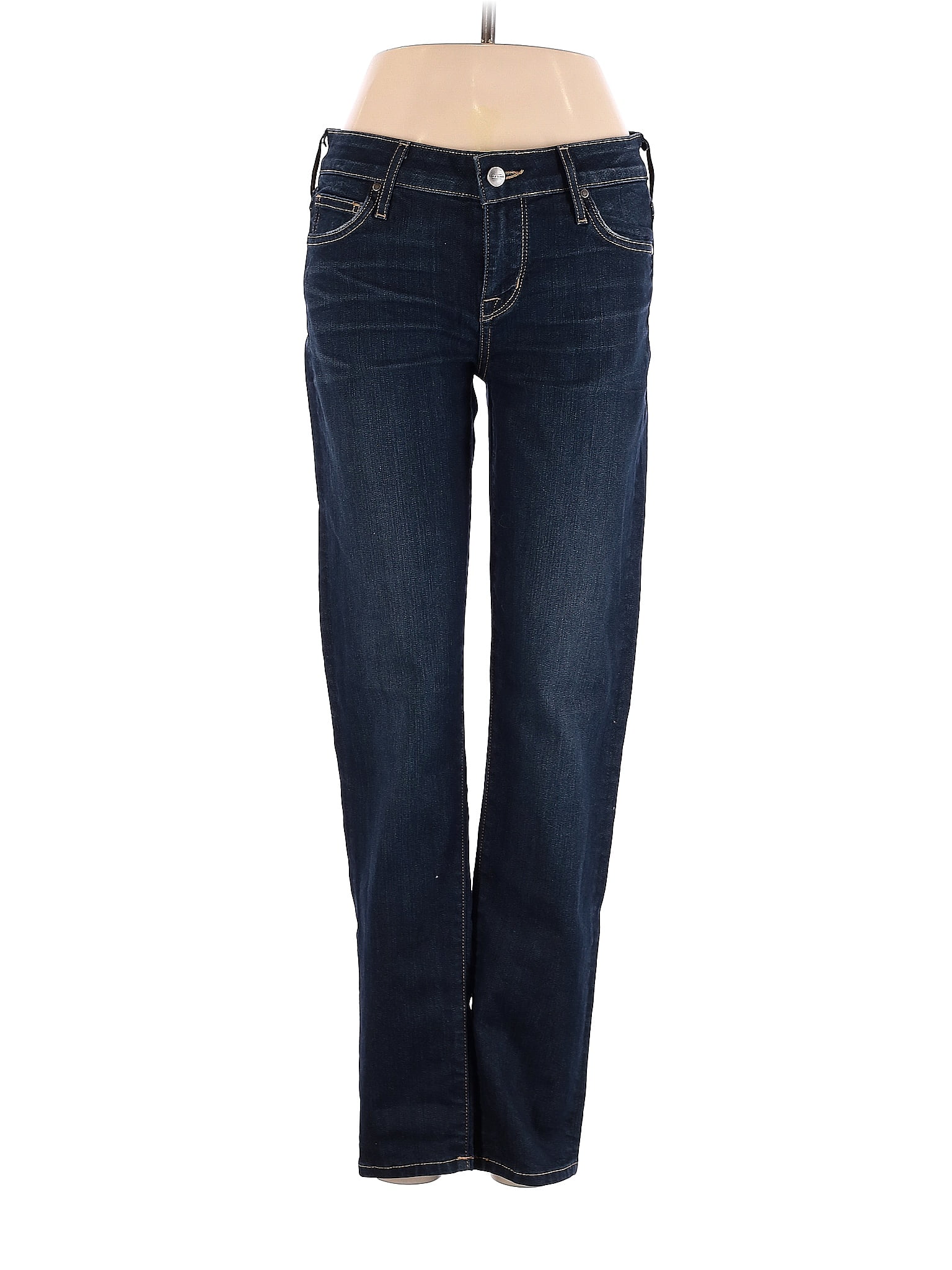 Rich & Skinny Solid Blue Jeans 26 Waist - 88% off | thredUP