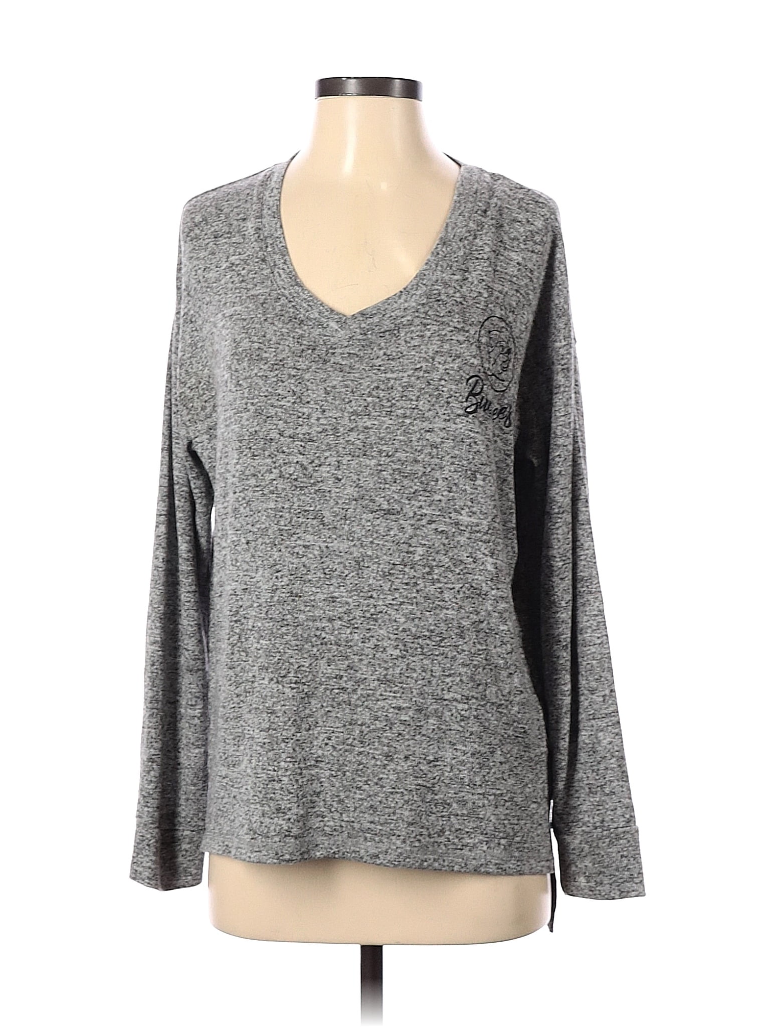 Buc-ees Color Block Marled Gray Long Sleeve T-Shirt Size S - 47% off ...