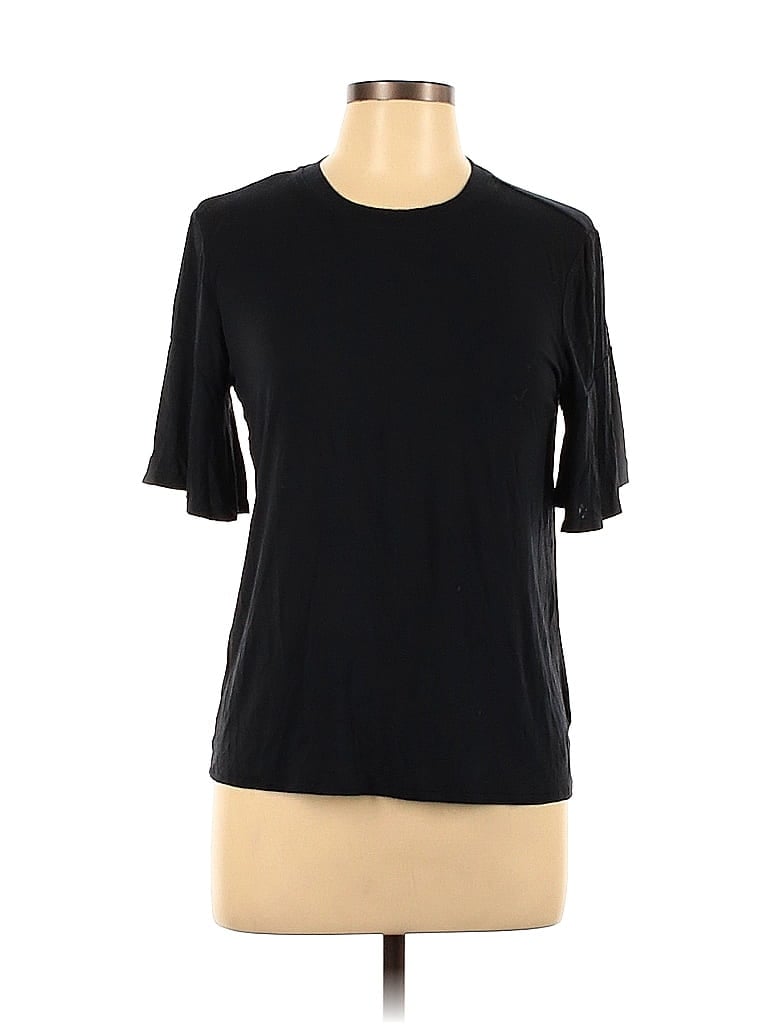 Pre-owned Lark & Ro Short Sleeve T-shirt In Black