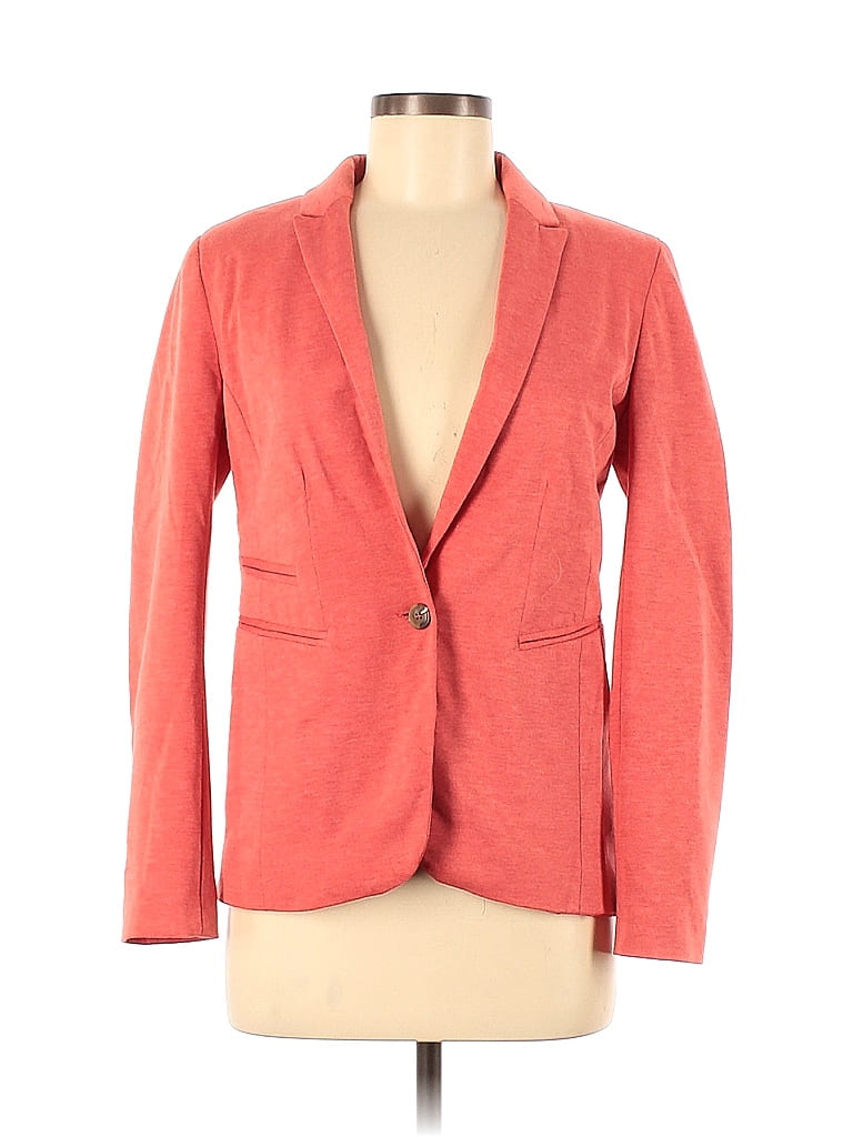Pull&Bear Solid Pink Blazer Size M - photo 1