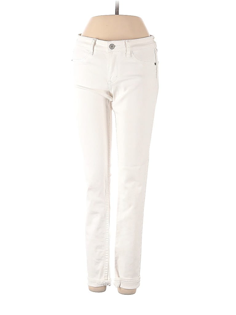 Pre-owned Abercrombie & Fitch Jeans In White