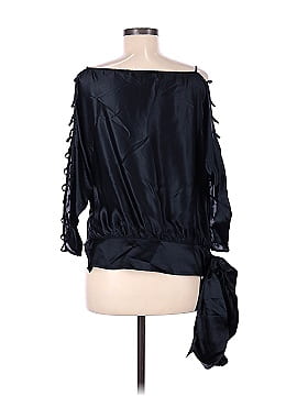 Catherine Malandrino Long Sleeve Silk Top (view 2)