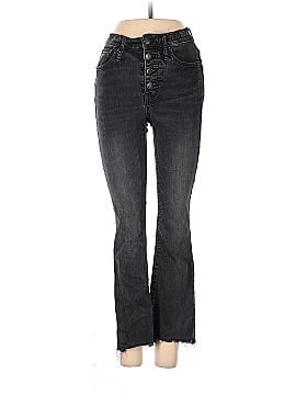 Madewell Cali Demi-Boot Jeans: Asymmetrical Hem Edition (view 1)