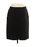 Chado Ralph Rucci 100% Wool Solid Black Wool Skirt Size 12 - photo 2