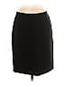 Chado Ralph Rucci 100% Wool Solid Black Wool Skirt Size 12 - photo 1