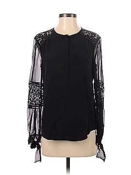 Rebecca Taylor Long Sleeve Silk Top (view 1)