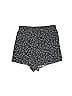 She + Sky 100% Polyester Paisley Tweed Hearts Animal Print Gray Blue Shorts Size L - photo 2