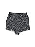She + Sky 100% Polyester Paisley Tweed Hearts Animal Print Gray Blue Shorts Size L - photo 1