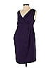 Liz Lange Maternity Solid Purple Casual Dress Size S (Maternity) - photo 1