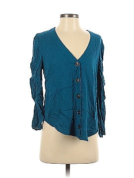 Maeve by Anthropologie 3/4 Sleeve Button-Down Shirt (view 1)