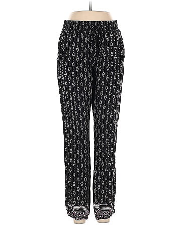 Caren Forbes 100% Rayon Black Casual Pants Size M - 76% off