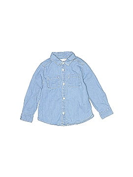 Zara Baby Long Sleeve Button-Down Shirt (view 1)