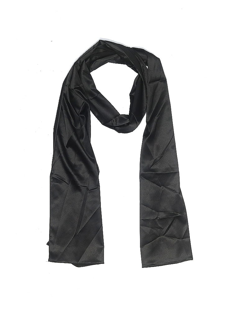 Pre-owned Assorted Brands Scarf In Black