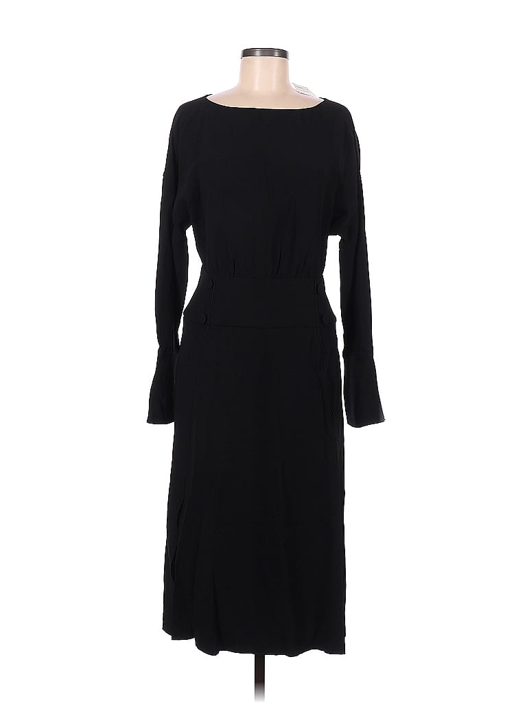 Lewit Solid Black Casual Dress Size 8 - 80% off | thredUP