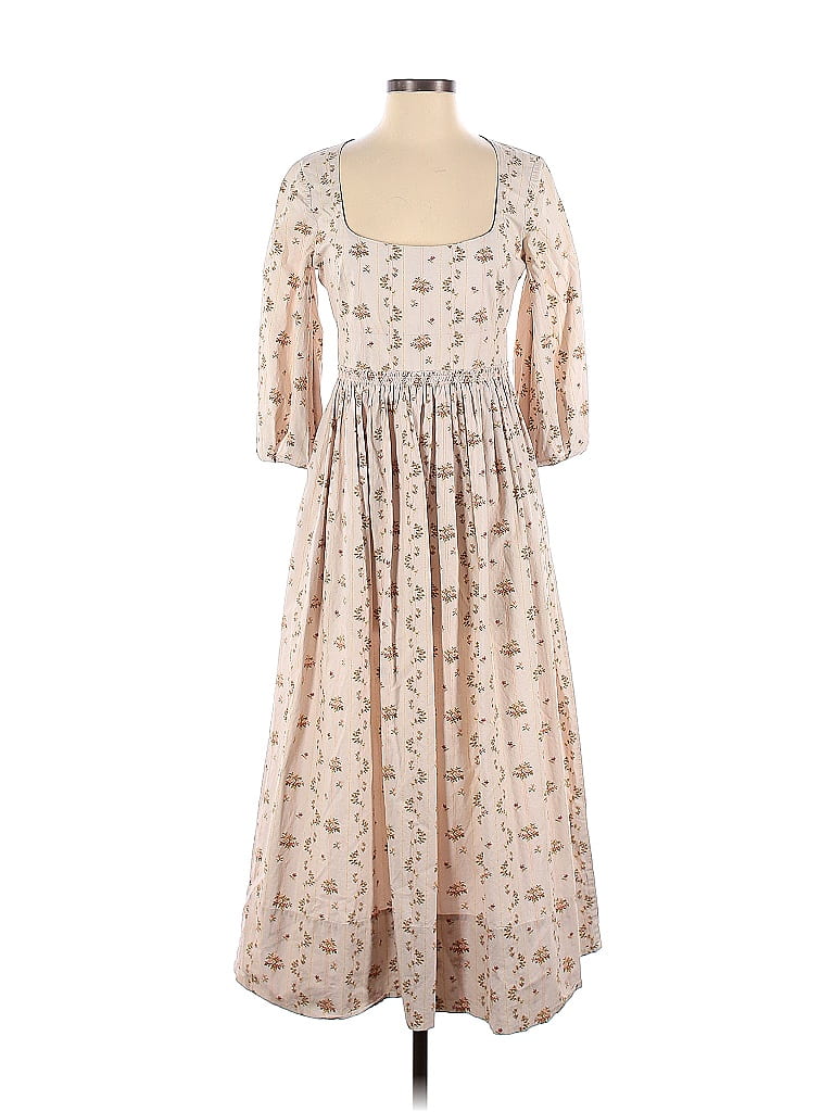 Brock Collection 100% Cotton Ivory Ondina Dress Size 4 - 75% off | thredUP