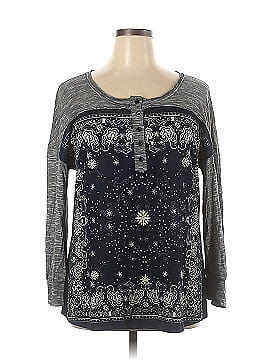 Suzanne Betro Long Sleeve Henley (view 1)