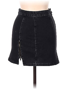 We the Free Denim Skirt (view 1)