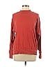 FP BEACH 100% Cotton Color Block Solid Orange Red Turtleneck Sweater Size L - photo 1