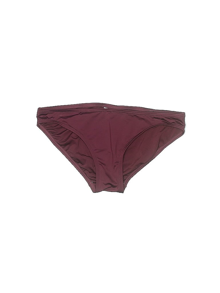 Pre-owned Carmen Marc Valvo Swimsuit Bottoms In Burgundy