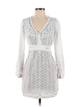 The Kooples White Cotton Lace Dress (view 1)