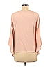 Lavender Brown Pink Long Sleeve Blouse Size M - photo 2