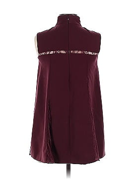 ADEAM Burgundy Lace Godet Top (view 2)
