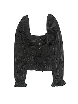 PrettyLittleThing Long Sleeve Blouse (view 1)