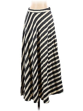 Nicole Miller Black and White Pleated Skirt (view 1)