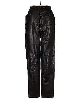 Vakko Faux Leather Pants (view 1)