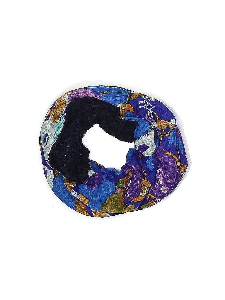 Pre-owned Collection 18 Scarf In Blue