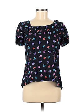 Marc by Marc Jacobs Short Sleeve Silk Top (view 1)