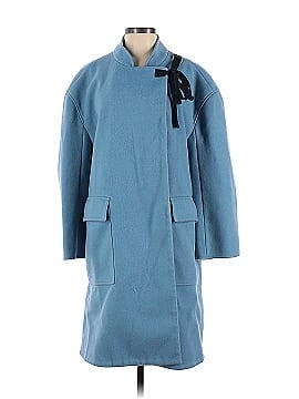 Derek Lam 10 Crosby Blue A-Line Coat (view 1)