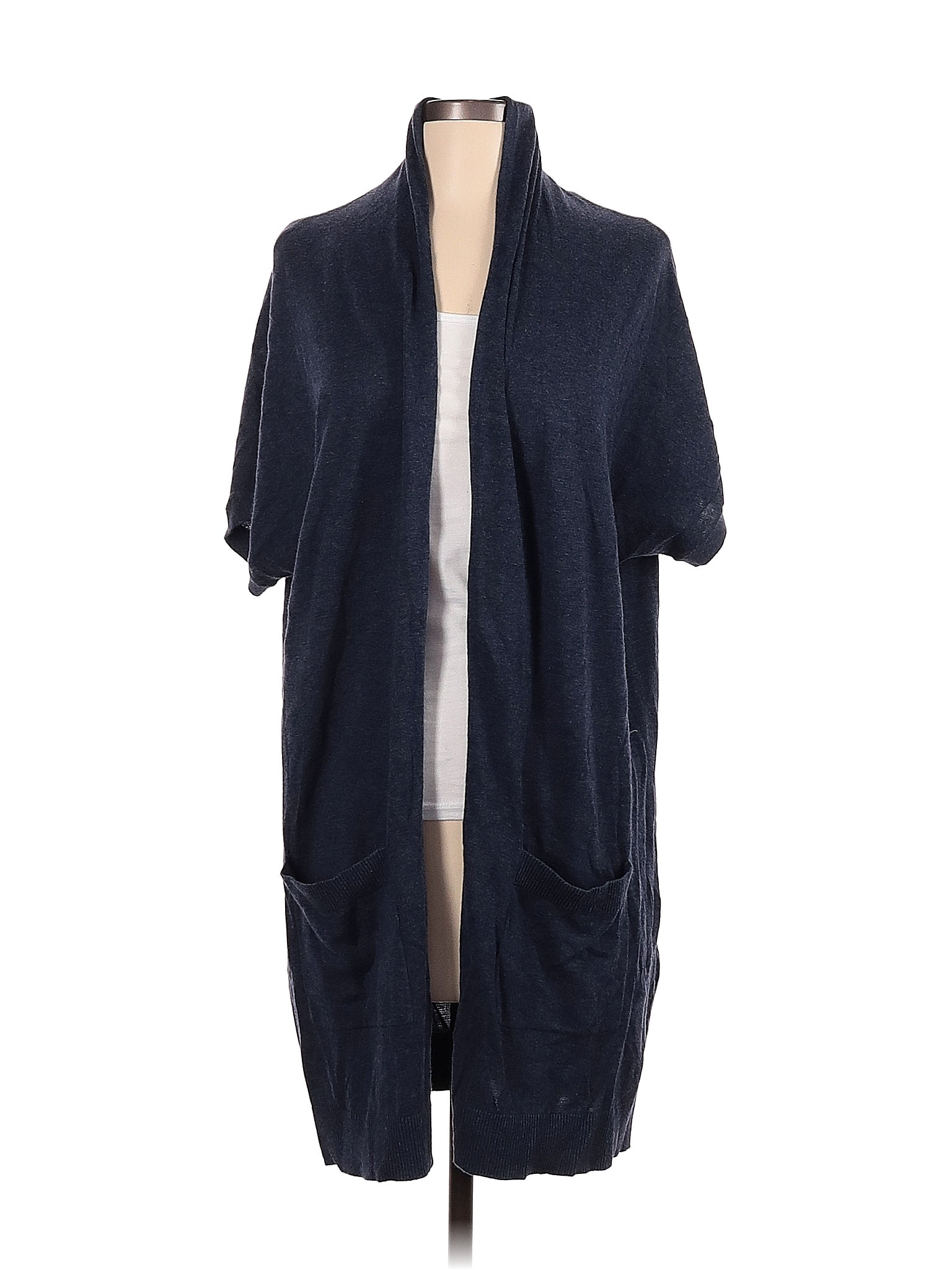 Assorted Brands Color Block Solid Blue Cardigan Size 38 (EU) - 70% off ...