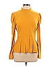 Full Circle Trends Yellow Long Sleeve Top Size L - photo 1