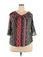 No Boundaries 3/4 Sleeve Blouse