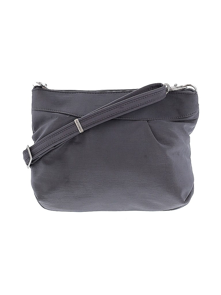 Travelon Solid Gray Crossbody Bag One Size 45 off thredUP