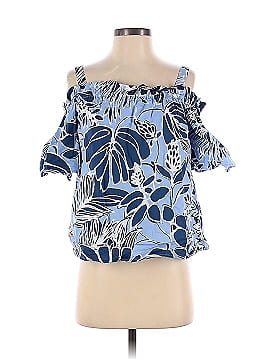 N Natori Leaf Print Off The Shoulder Top (view 1)